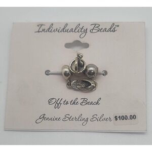 Off to the Beach sterling silver 925 Individuality Beads slider charms‎